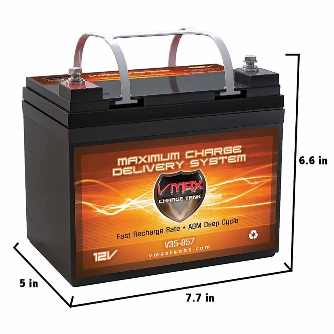 イ*ワ様 Hightec EN LN5 AGM VMAX V35-857 12V 35Ah AGM Mobility Scooter Batteries – Replaces