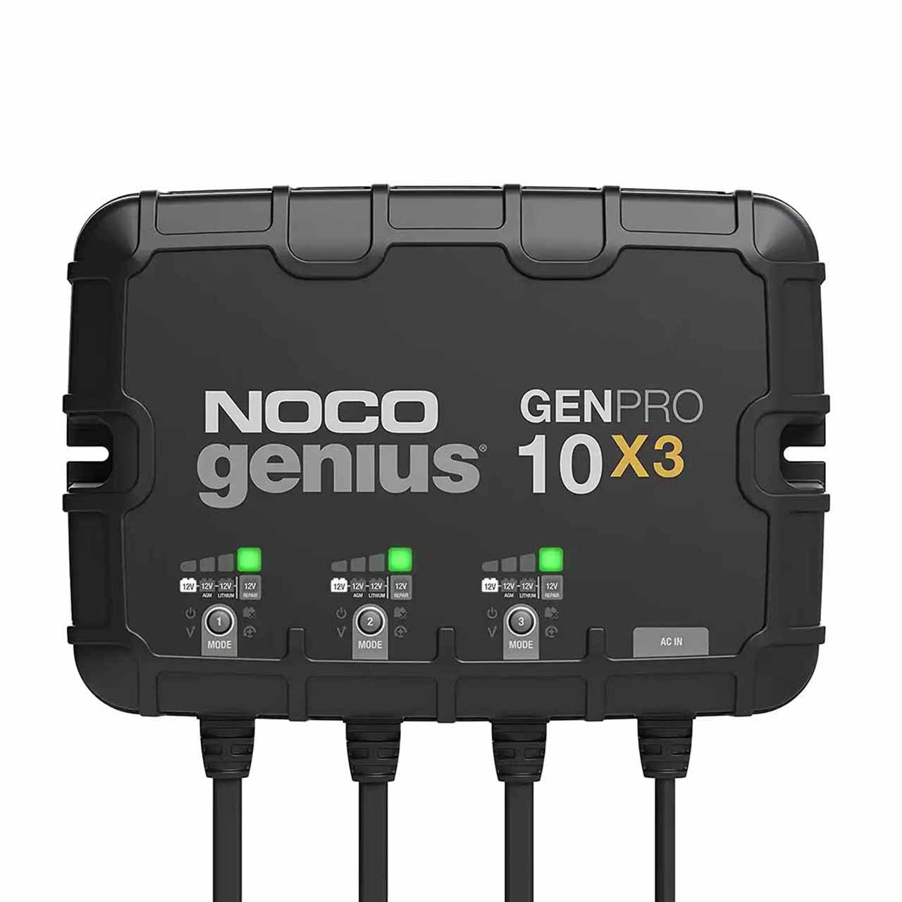 ノコノコ③ NOCO GENPRO10X3 3 Bank 30A Onboard Automatic Battery Charger
