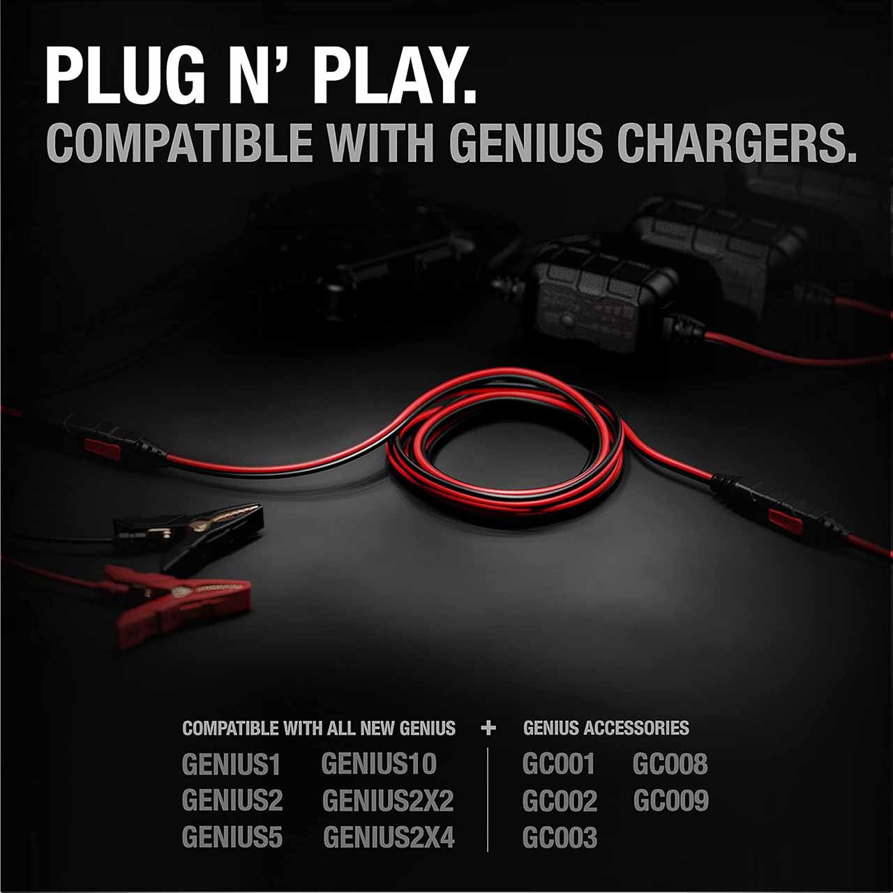 NOCO GC004 X-Connect 10 Foot Extension Cable for Genius Chargers