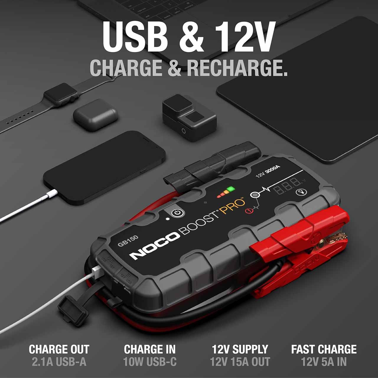 NOCO BOOST PRO GB150 ジャンプスターター NOCO Boost Pro GB150 Lithium Portable Jump Starter