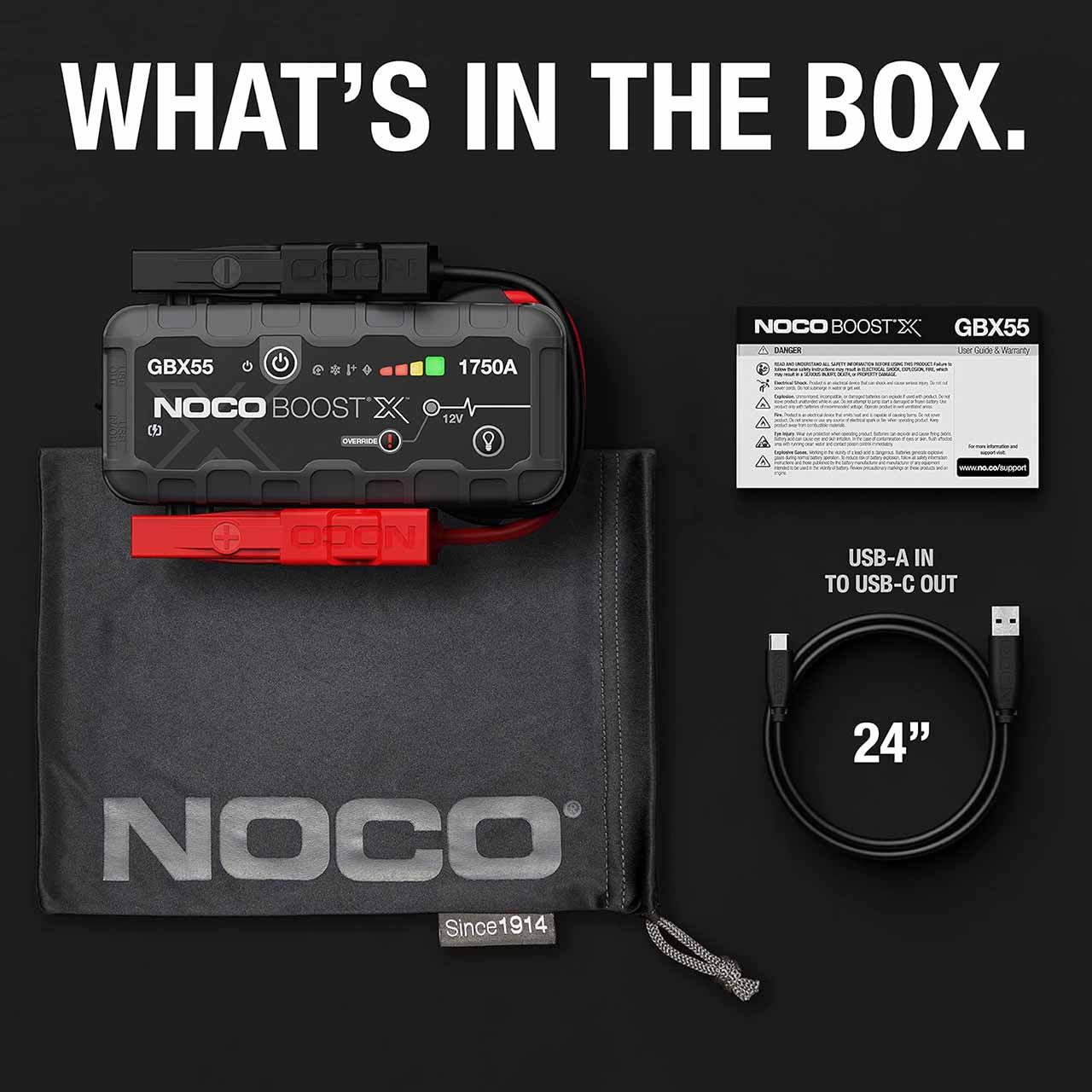 NOCO GBX55 Lithium Portable Jump Starter
