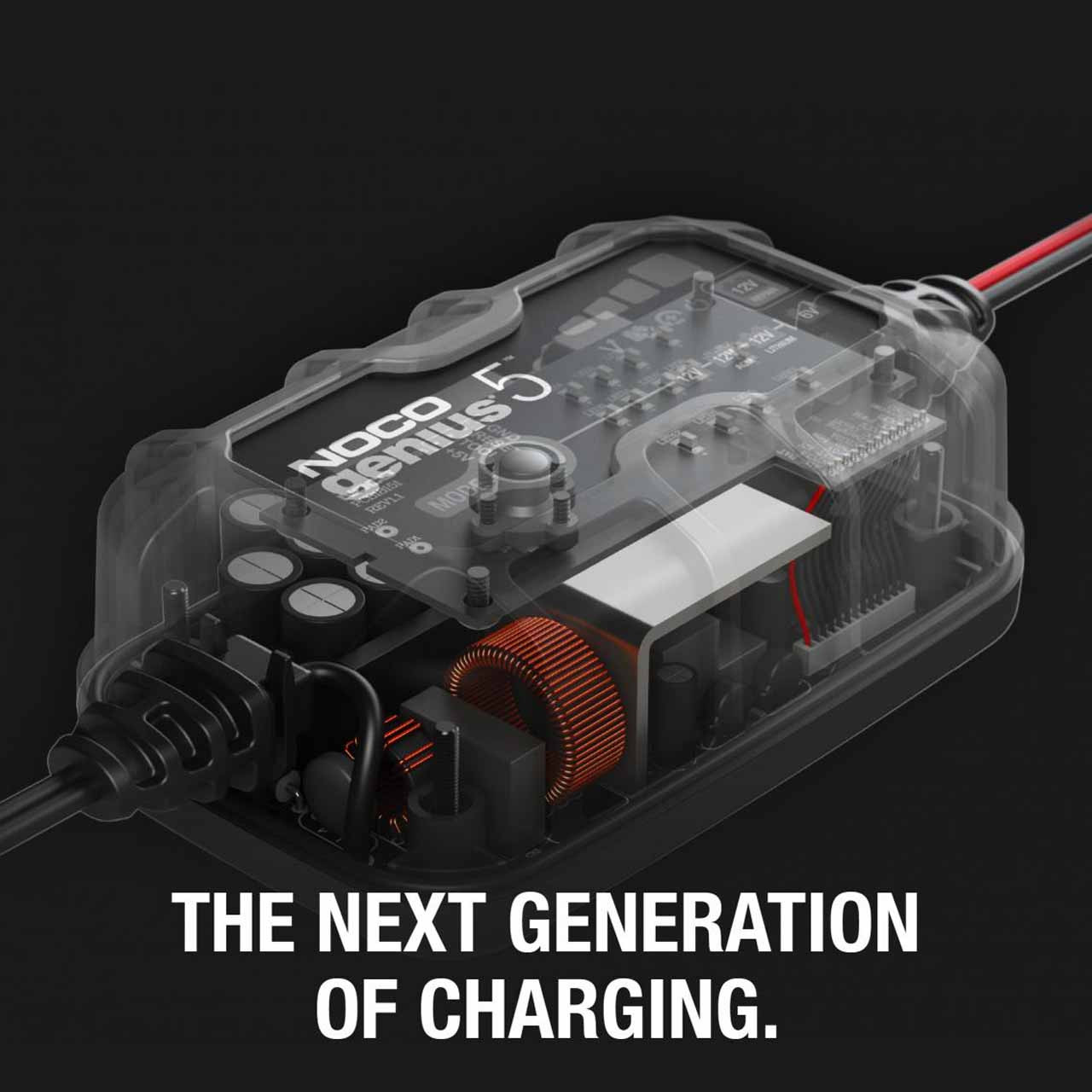 NOCO Genius 5 6V/12V 5A Automatic Battery Charger