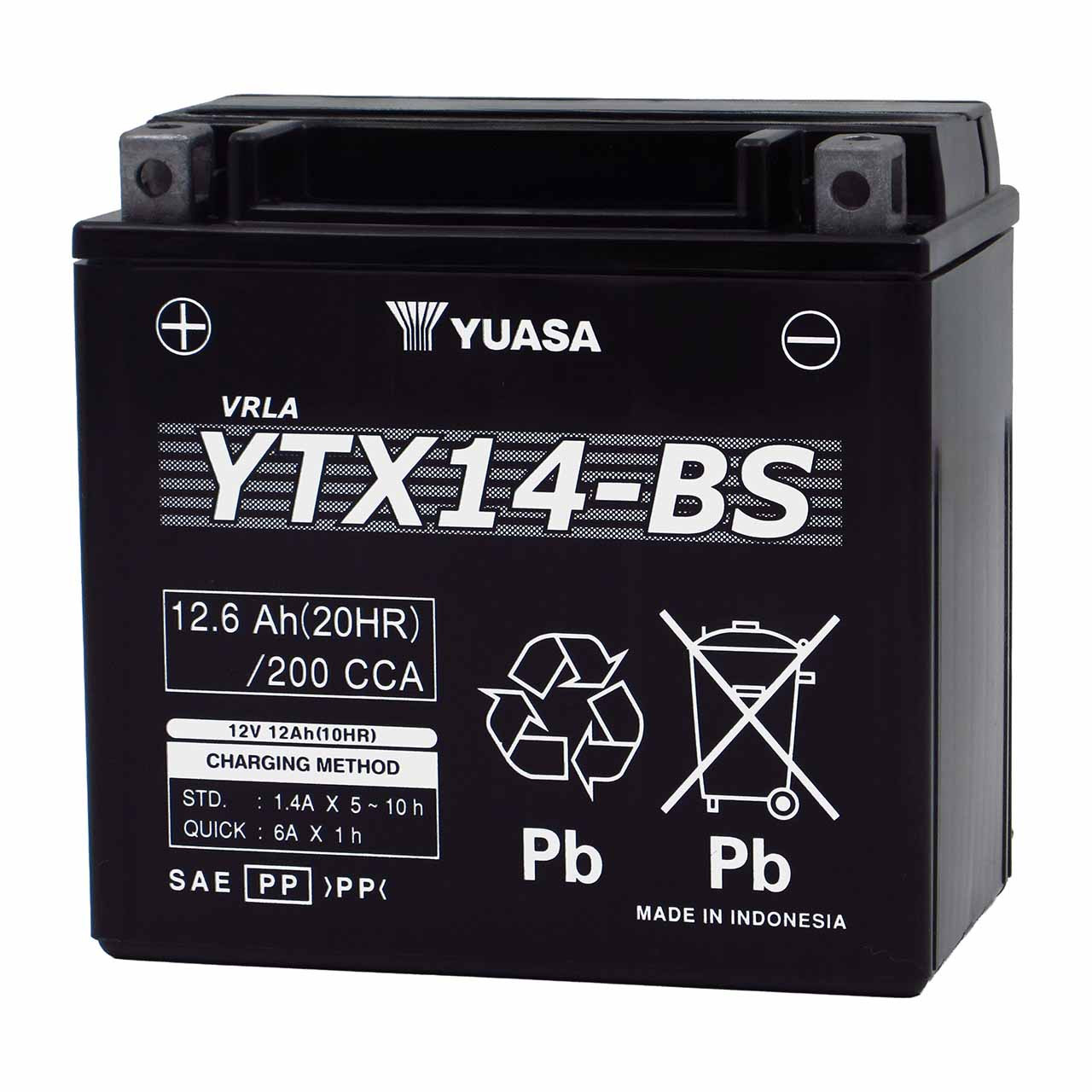 パーツ GS YUASA YTX14-B Motorcycle Yuasa Battery YTX14-BS Wunderlich BMW