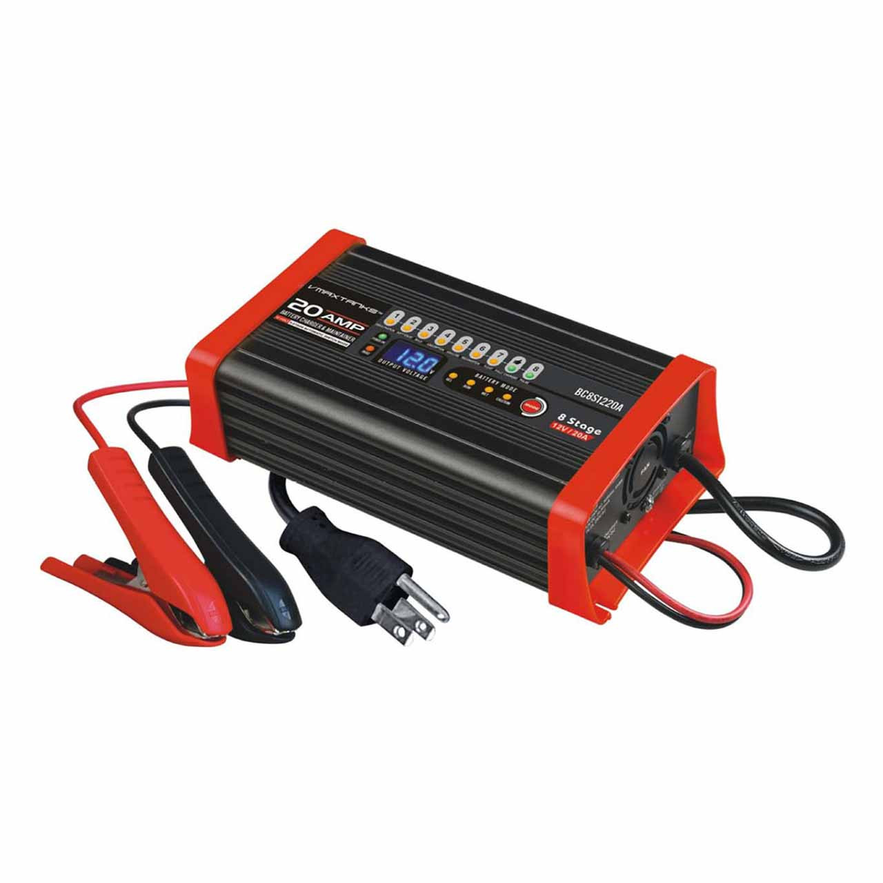 VMAX 12V AGM Battery Charger (20A 8 Stage) - BC8S1220A