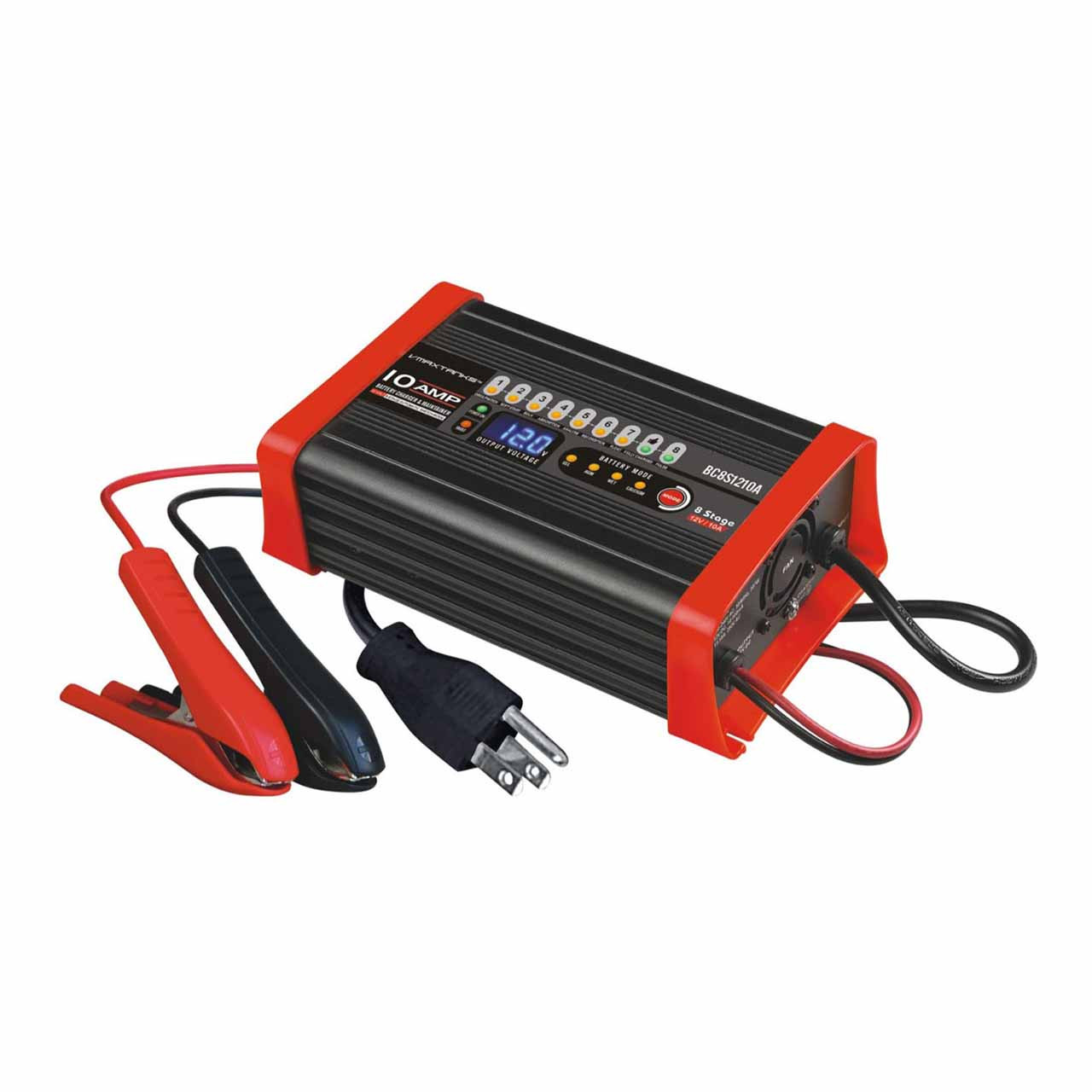 VMAX 12V AGM Battery Charger (10A 8 Stage) BC8S1210A VMAX Battery Charger