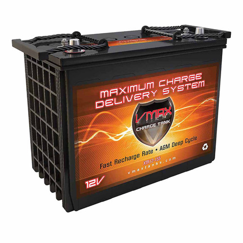 VMAX XTR12-155 12V 155Ah Deep Cycle AGM Marine Starting Battery – Group GC12
