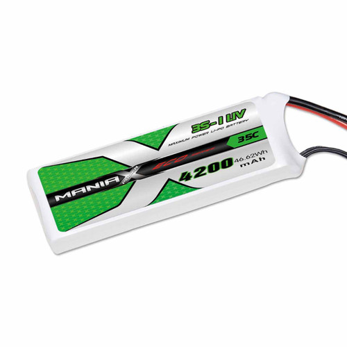 ManiaX 3S LiPo Battery (4200mAh XT60 35C 11.1V) MX-4200-3S-35 | ManiaX LiPo