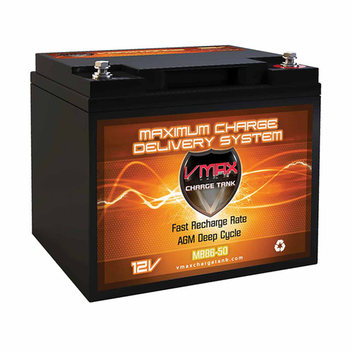 VMAX MB86-50 Group 21R 12V AGM Deep Cycle Battery for Mobility Scooters & Wheelchairs