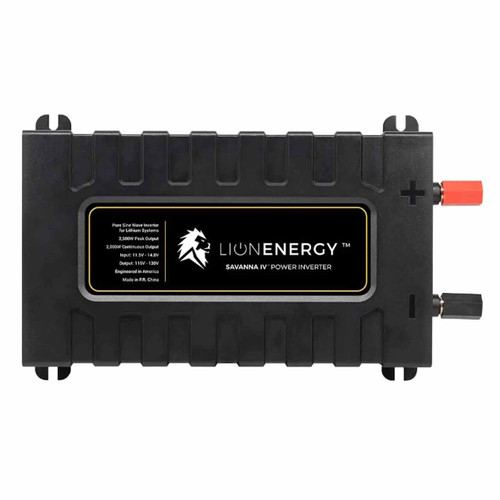 Lion Energy Savanna IV 12 Volt 2000 Watt Pure Sine Wave Inverter - 120V Output (50170181)