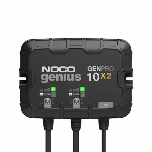 NOCO GENPRO10X2 2 Bank Onboard Boat Battery Charger (20A) | NOCO Onboard Charger