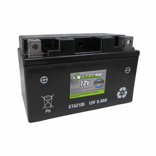 Xtreme Z10S AGM Powersport Battery - XTAZ10S / CYLAZ10SXTA