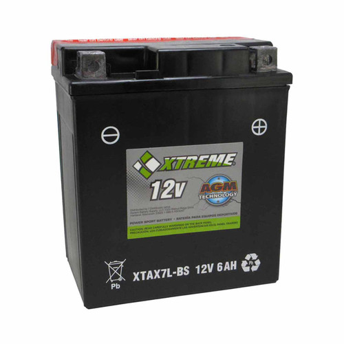 Xtreme 7L-BS AGM Motorcycle Battery XTAX7L-BS