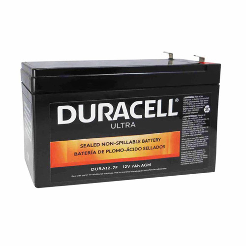 Duracell Ultra DURA12-7F 12V 7Ah AGM Replacement UPS Battery