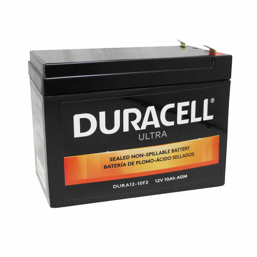 Duracell Ultra 12V 10Ah AGM UPS Replacement Battery - DURA12-10F2 / SLAA12-10F2 | UPS Battery Backup