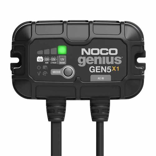 NOCO Genius GEN5X1 onboard marine battery charger and maintainer 12V 5A smart battery charger