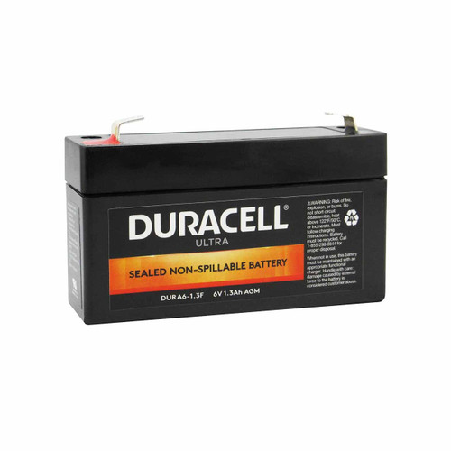 20-Pack Bulk Pricing on the Duracell DURA6-1.3F Ultra 6V 1.3Ah Replacement UPS Batteries