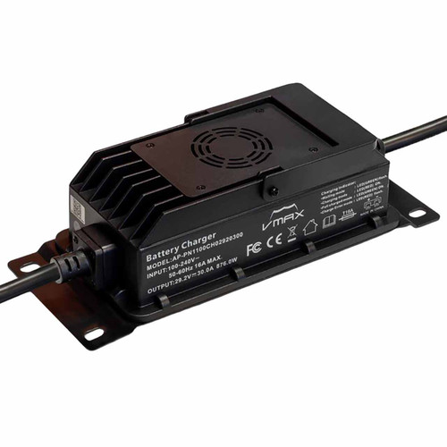 VMAX VBC3620LFP 36V 20A Automatic Lithium Marine Charger & Maintainer