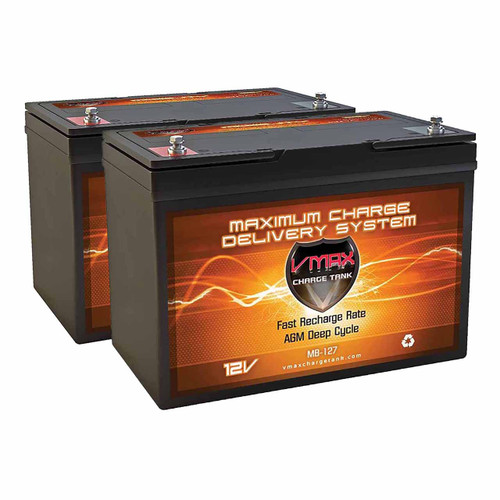 VMAX 24V Floor Scrubber and Equipment Battery Set – Group 27 – 100Ah