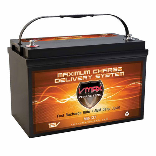 VMAX MB137-120 12V 120Ah Group 31 AGM Marine Battery