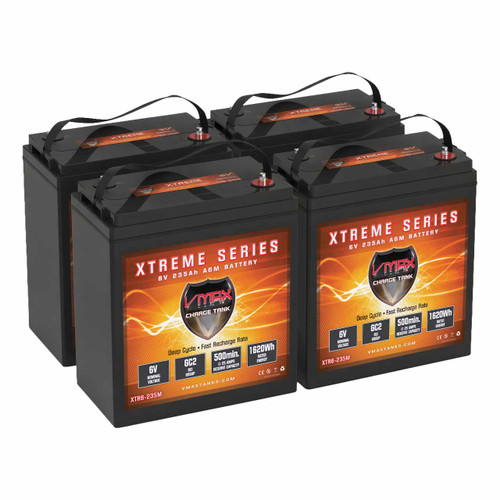 VMAX Group GC2 24V Floor Scrubber Batteries with 235Ah Capacity – XTR6-235M Replaces Interstate GC2 Batteries