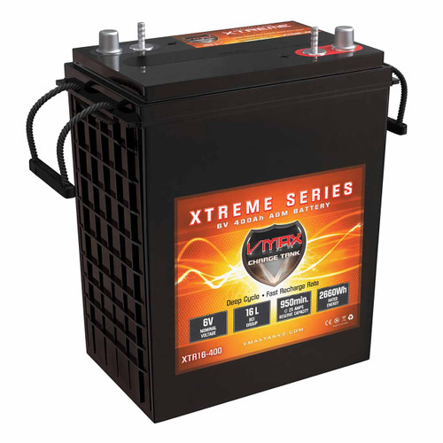 VMAX 6V Floor Scrubber Battery – Group 903 / L16 / AGM / 400Ah – XTR16-400