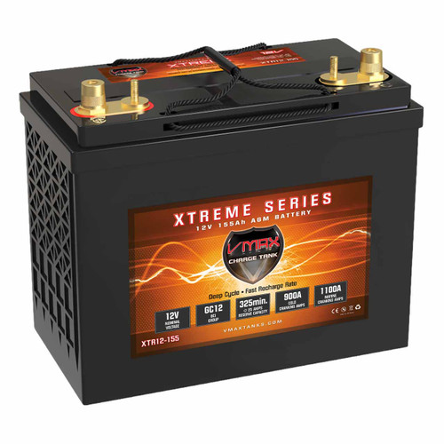 VMAX Group GC12 AGM Heavy Duty Battery – XTR12-155