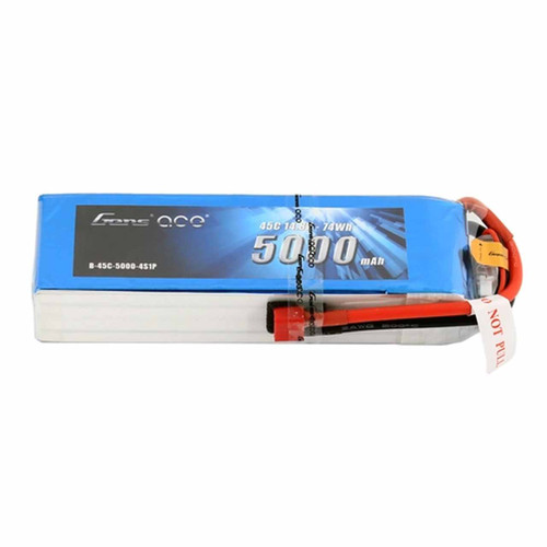 Gens Ace 5000mAh 4S LiPo Battery (Deans 45C 14.8V) GEA50004S45D