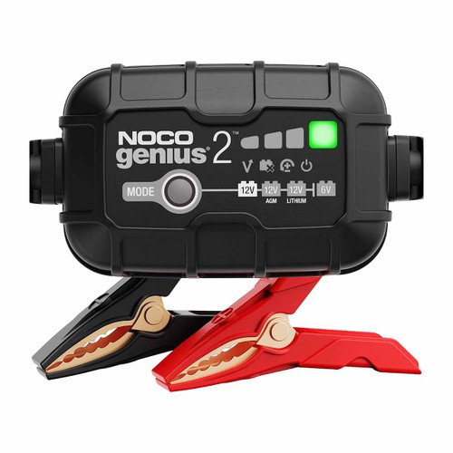 NOCO Genius 2 Battery Charger & Maintainer for 6V / 12V Lead Acid and Lithium Batteries