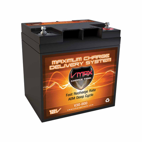 VMAX V30-800 12V AGM Battery (30Ah) | VMAX Deep Cycle Battery