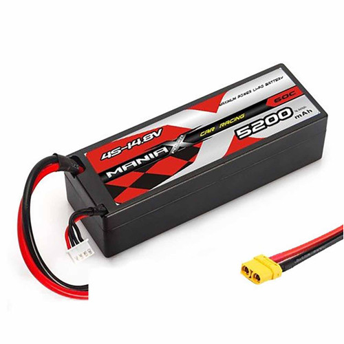 ManiaX 4S LiPo Battery (5200mAh XT90 60C 14.8V) MX-5200-4S-60 ManiaX 4S LiPo Battery (5200mAh XT90 60C 14.8V) MX-5200-4S-60