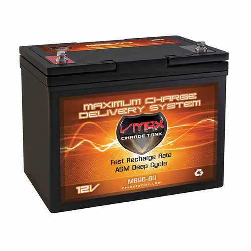 VMAX MB96-60 12V Group 22F 12V AGM Deep Cycle Battery for Mobility Scooters & Wheelchairs