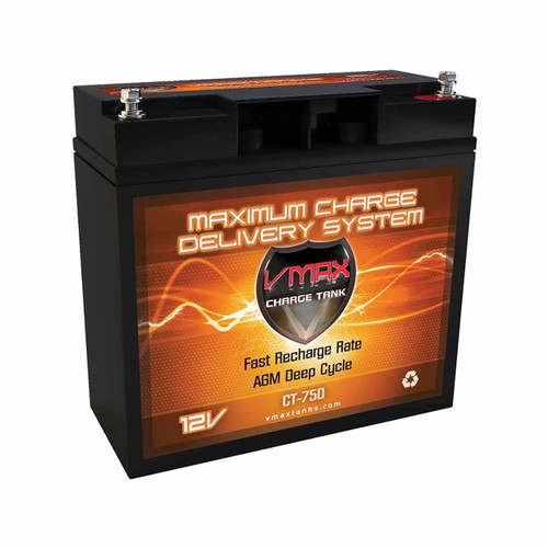 VMAX CT750 800A 22Ah AGM Car Audio Battery 750W RMS / 1500W Peak. VMAX CT750 800A 22Ah AGM Car Audio Battery 750W RMS / 1500W Peak.