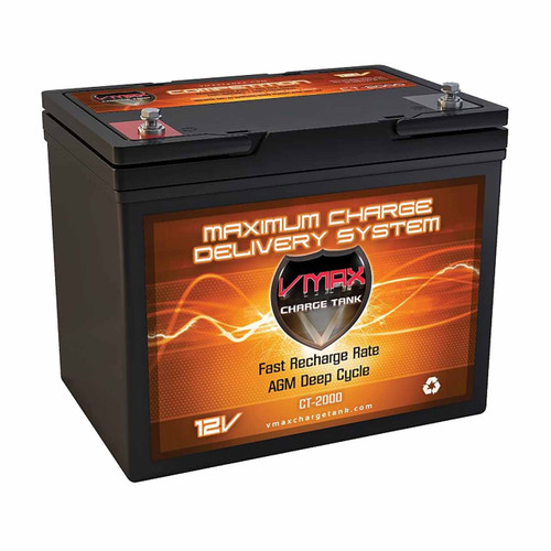 VMAX CT2000 2200A 85Ah AGM Car Audio Battery 2000W RMS / 4000W Peak. VMAX CT2000 2200A 85Ah AGM Car Audio Battery 2000W RMS / 4000W Peak.