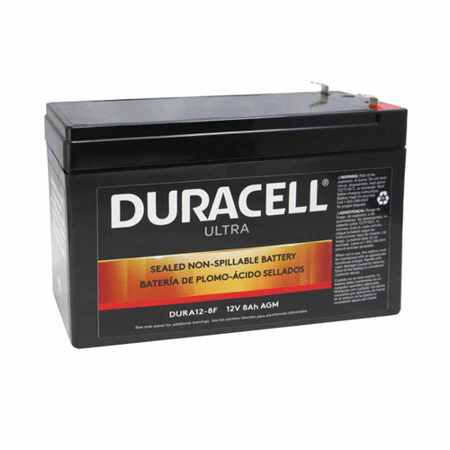 Duracell Ultra DURA12-8F 12V 8Ah AGM Replacement UPS Battery