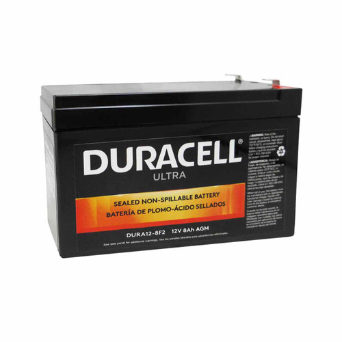 Duracell Ultra DURA12-8F2 12V 8Ah AGM UPS Replacement Battery