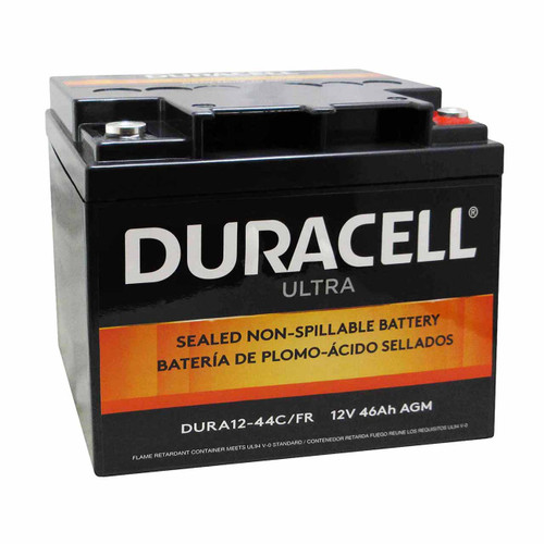 Duracell 12V 46Ah AGM Electric Scooter Battery Flame Retardant DURA12-44C/FR Duracell 12V 46Ah AGM Electric Scooter Battery Flame Retardant DURA12-44C/FR