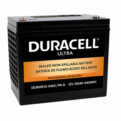 Duracell Ultra 12V 155Ah High Rate AGM Battery Flame Retardant DURHR12-540C/FR-A DURHR12-540