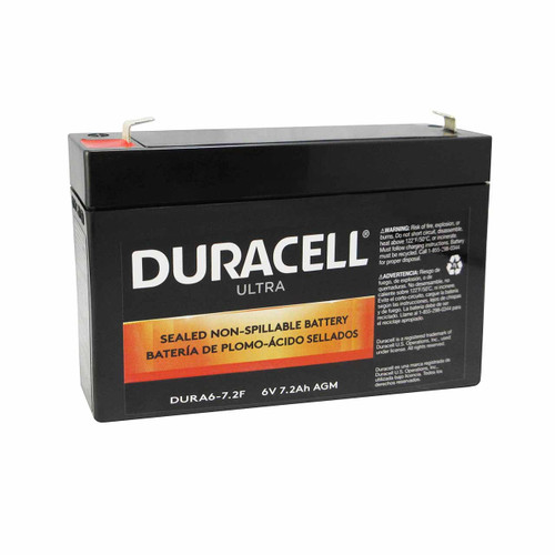 Duracell Ultra 6V 7.2Ah AGM UPS Replacement Battery DURA6-7.2F 10-Pack Bulk Case Duracell Ultra 6V 7.2Ah AGM UPS Replacement Battery DURA6-7.2F 10-Pack Bulk Case