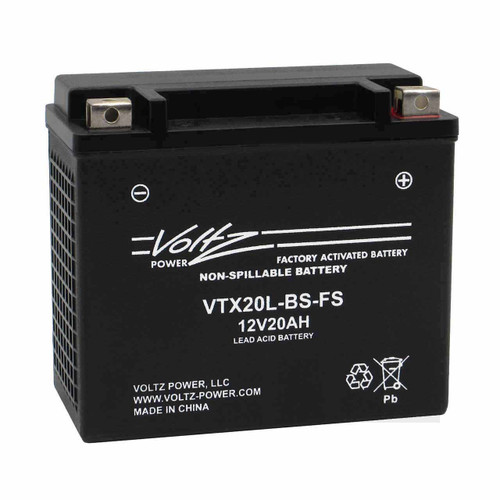 Voltz VTX20L-BS-FS 20L AGM Motorcycle Battery Voltz VTX20L-BS-FS 20L AGM Motorcycle Battery
