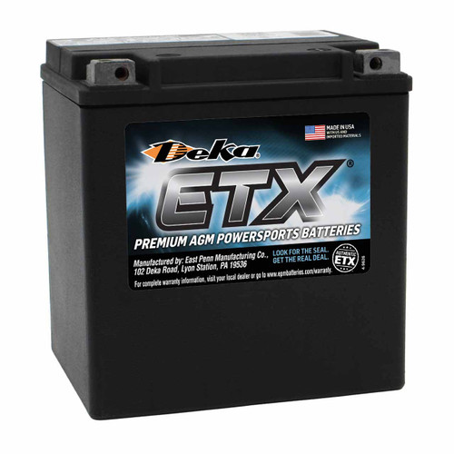 Deka ETX30LA Group 30L AGM Powersport UTV that Battery Replaces Polaris 4014609 Powersport Batteries