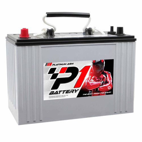 P1 Battery 8A31DTM 12V 105Ah AGM Deep Cycle Battery