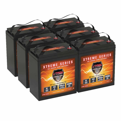 VMAX 36V Commercial Equipment Batteries with 235Ah Capacity – XTR6-235M Group GC2 with M8 Terminals