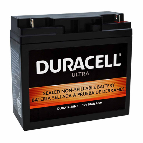 Duracell 12V 18Ah AGM Battery – Nut & Bolt Terminals