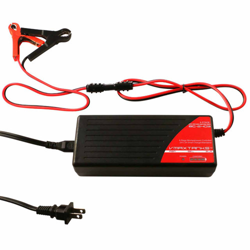 VMAX 24 Volt 3 Amp AGM Battery Charger BC2403A with Alligator Clips.