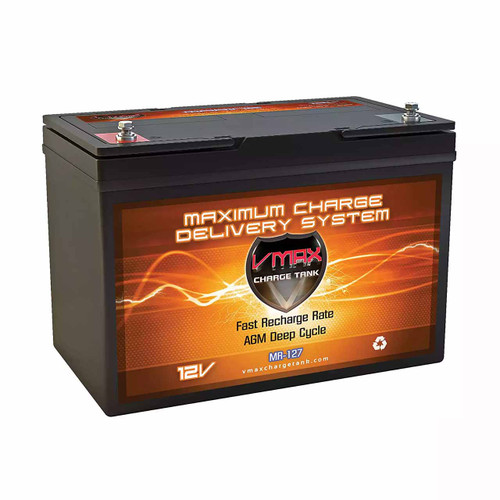 VMAX MR127-100 12V 100Ah AGM Marine Battery Group 27 VMAX MR127-100 12V 100Ah AGM Marine Battery Group 27