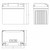 Dimensions of the VMAX LFP1250B 12V 50Ah Lithium Battery with Bluetooth – Group U1