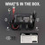 GEN5X1 onboard battery charger kit contents—12V 5A charger, M10 eyelet leads, 6 ft AC cable, screws, user guide GEN5X1 onboard battery charger kit contents—12V 5A charger, M10 eyelet leads, 6 ft AC cable, screws, user guide