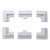 White No Drill Solar Panel Mounting Brackets – Rich Solar RS-CB6W