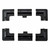 Black No Drill Solar Panel Mounting Brackets – Rich Solar RS-CB6B
