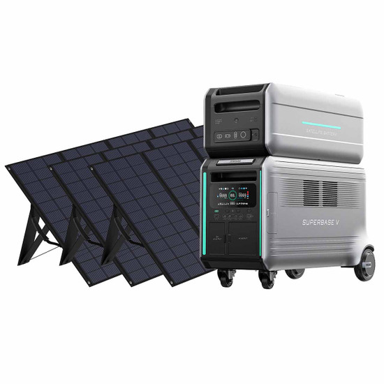 30% Residential Clean Energy Tax Credit Eligible Zendure SuperBase V 4600 w/Satellite Battery & 1200W Solar | Zendure Solar Generator